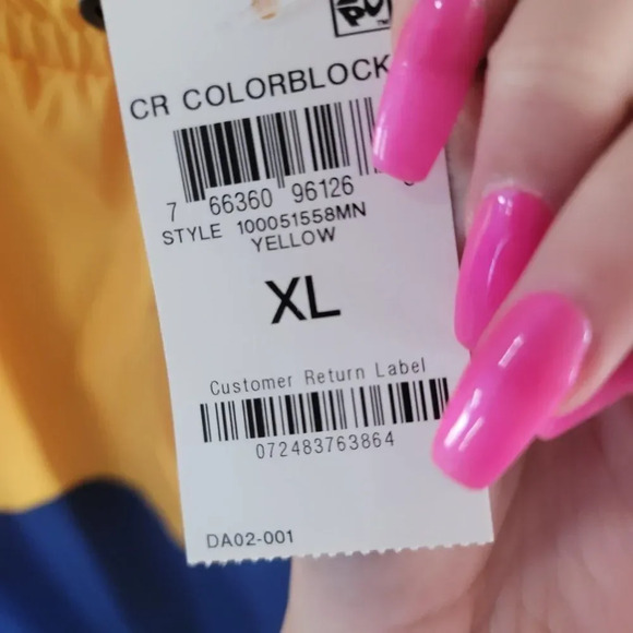 Club Room Men's Color blocked 7" Swim Trunks, Created for Macy's Size XL - Picture 7 of 12